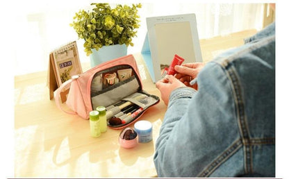 Pencil Case Pouch Fabric Stationery Organizer Large Capacity - Image 15