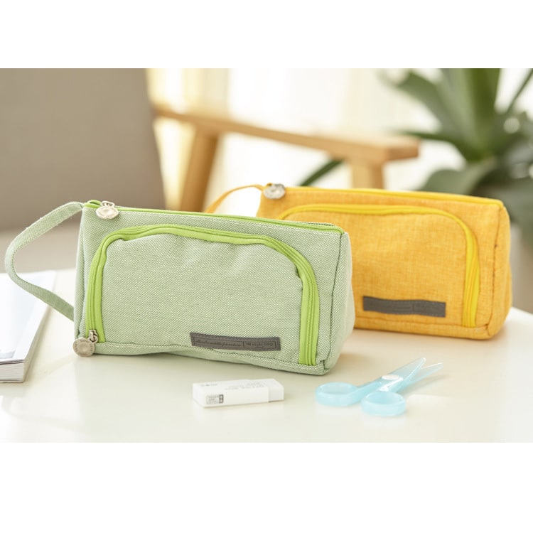 Pencil Case Pouch Fabric Stationery Organizer Large Capacity - Image 17