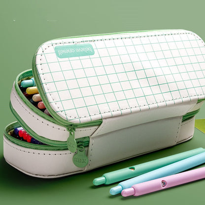 Pencil Case Pouch Makeup Stand-Up Stationery Organizer - Image 4