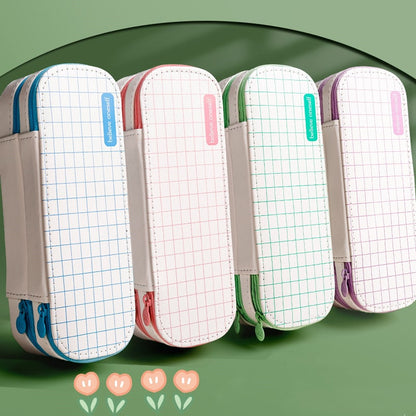 Pencil Case Pouch Makeup Stand-Up Stationery Organizer - Image 5