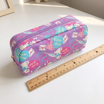 Pencil Case Pouch Cartoon Stationery Organizer - scale