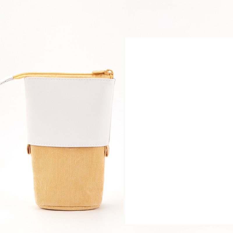 Pencil Case Standing Corduroy Pen Holder Retractable Pop - Image 1