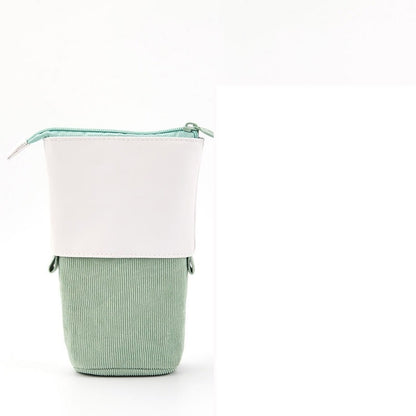 Pencil Case Standing Corduroy Pen Holder Retractable Pop - Image 2