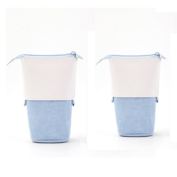 Pencil Case Standing Corduroy Pen Holder Retractable Pop - Image 3