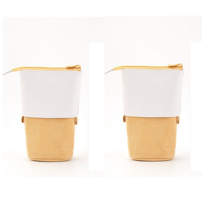 Pencil Case Standing Corduroy Pen Holder Retractable Pop - Image 5