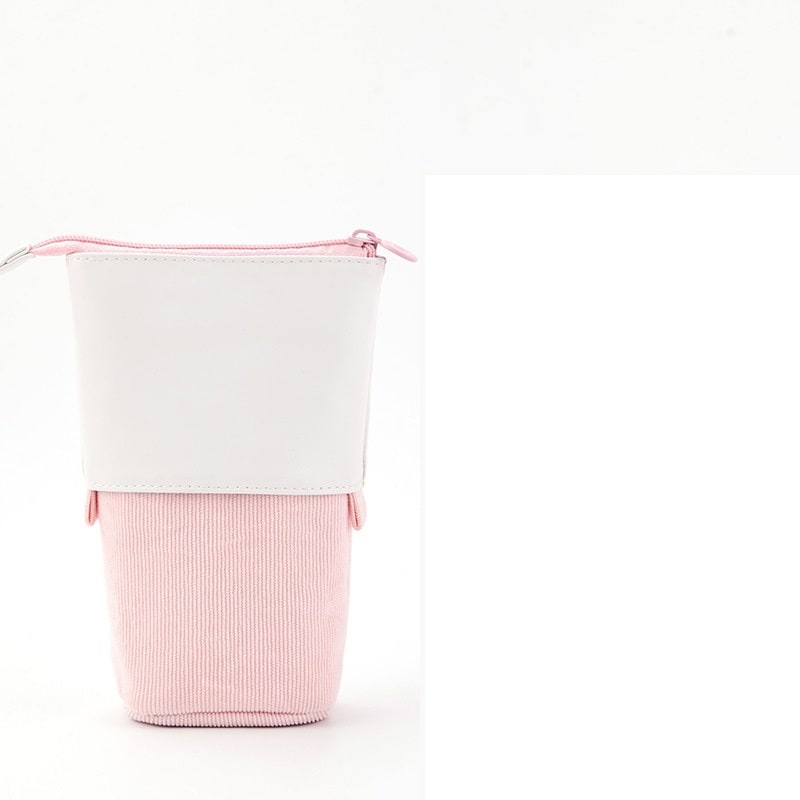 Pencil Case Standing Corduroy Pen Holder Retractable Pop - Image 7