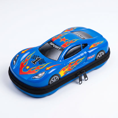 Pencil Case Race Car 3D Molded Large Capacity Stationery Organizer - studio