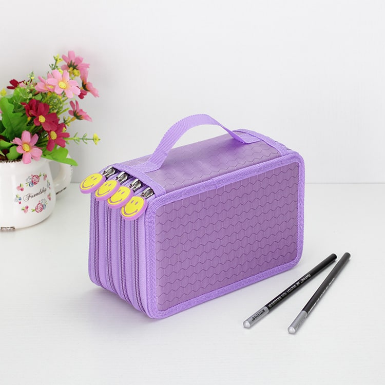 Pencil Case Zippered Holder Large Capacity Art Supply Organizer - Image 9