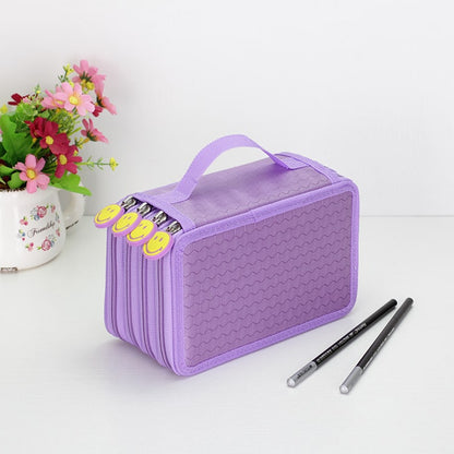 Pencil Case Zippered Holder Large Capacity Art Supply Organizer - Image 9