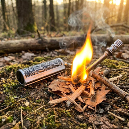 Permanent Match Lighter Reusable Match Lighter Metal Keychain Survival - Image 5