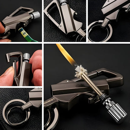 Permanent Match Lighter Reusable Match Lighter Metal Keychain Survival - Image 8
