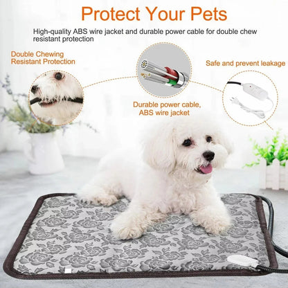 Pet Heating Pad Electric For Dogs And Cats With 2 Temperature Levels And 6-Layer Protection - Image 2