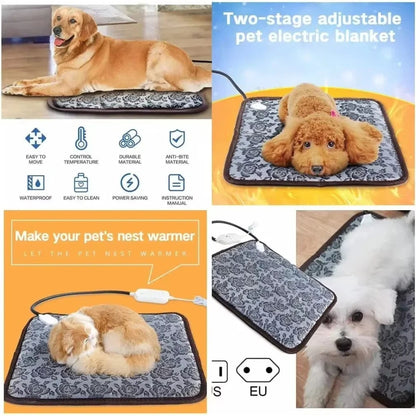 Pet Heating Pad Electric For Dogs And Cats With 2 Temperature Levels And 6-Layer Protection - Image 5