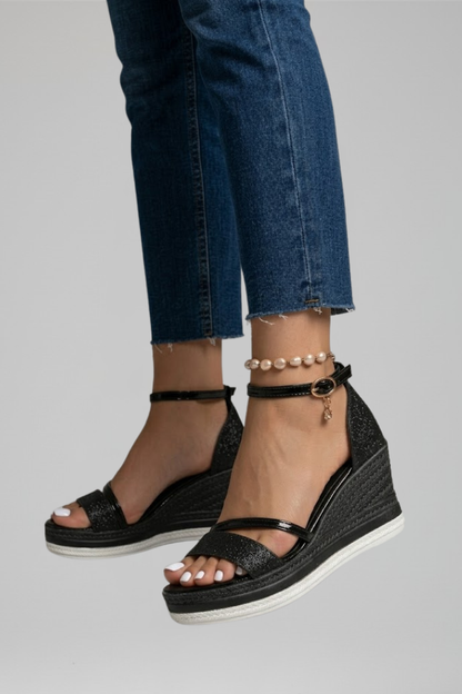 Platform Sandals for Women Comfort Sandals Wedge Sandals Slip-On 8-11 - Image 6