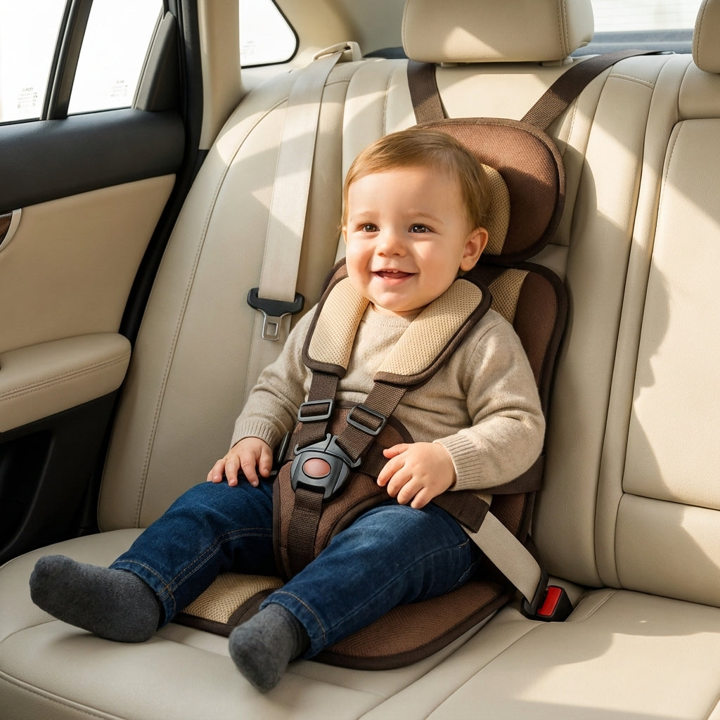 Car Seat for Travel Portable Car Seat Child 5 Point Harness Foldable - Image 5