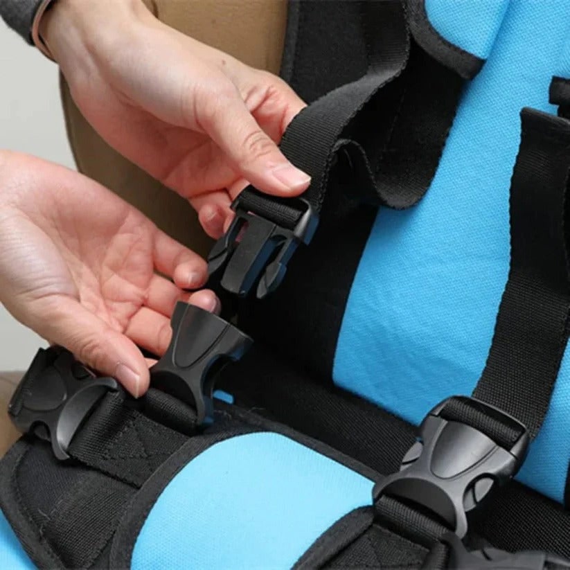 Portable Child Car Seat Foldable 5 Point Harness Padded Travel - Image 9
