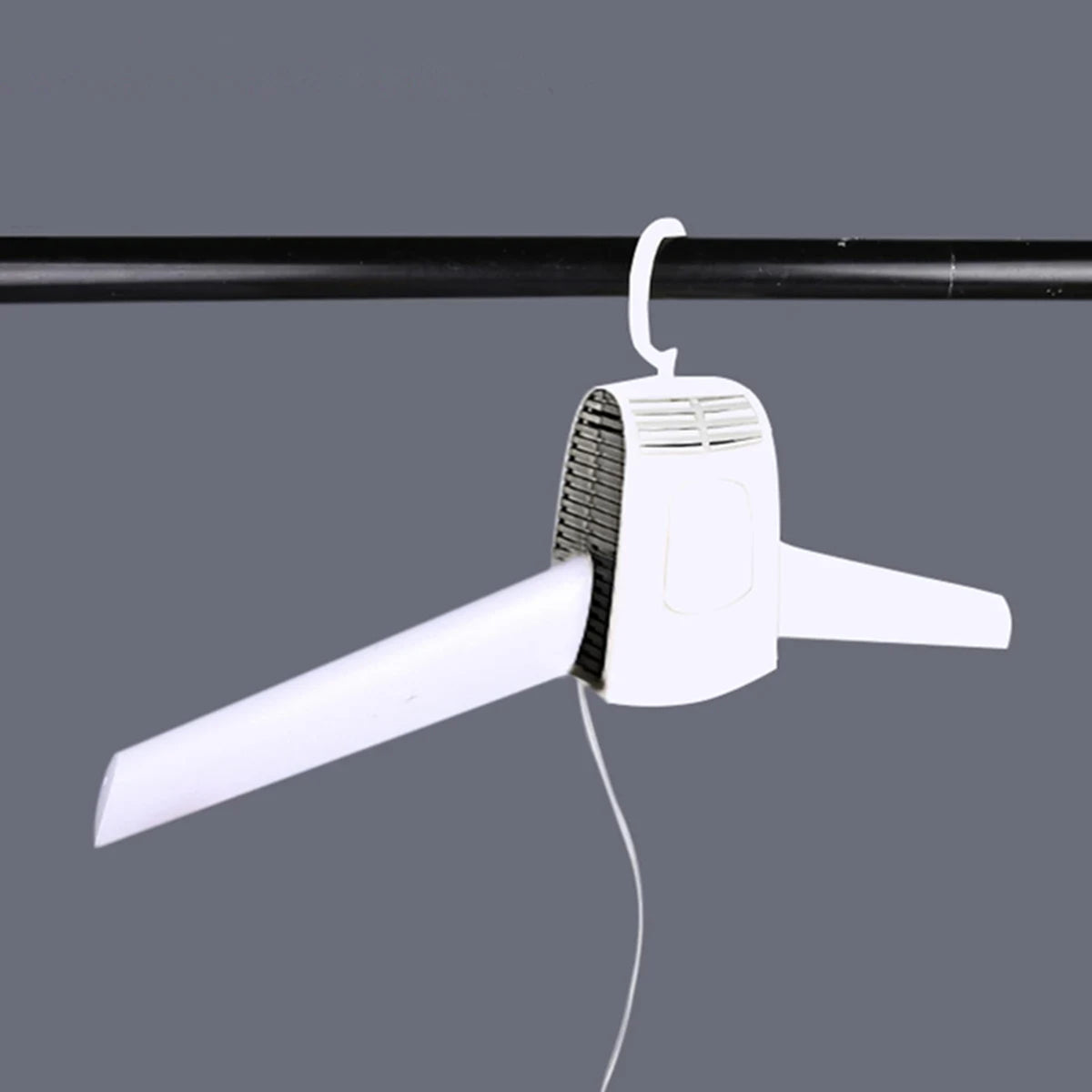 Portable Outdoor Travel Mini Folding Electric Clothes Drying Hanger With Shoe Tube - Image 3