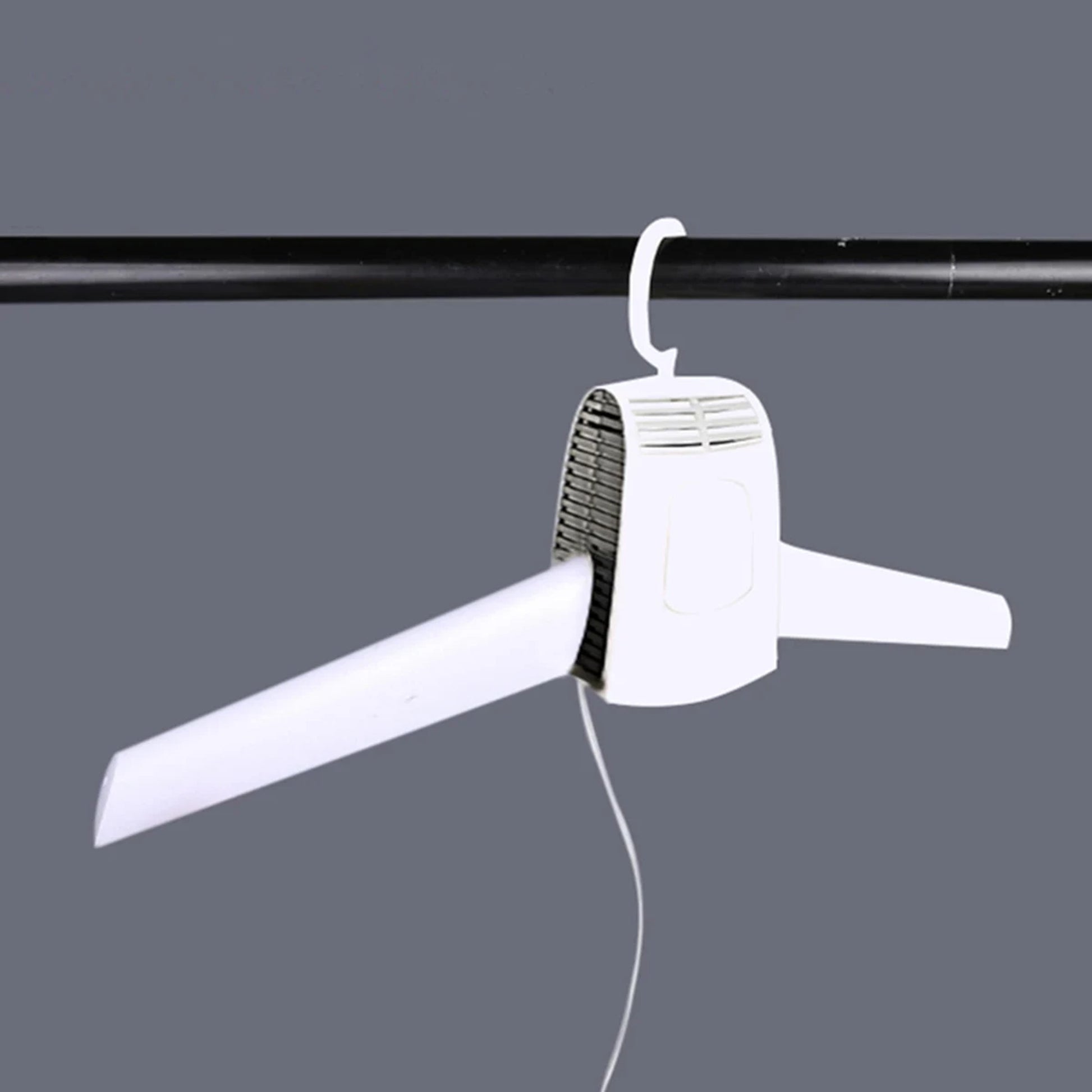 Portable Outdoor Travel Mini Folding Electric Clothes Drying Hanger With Shoe Tube - Image 3