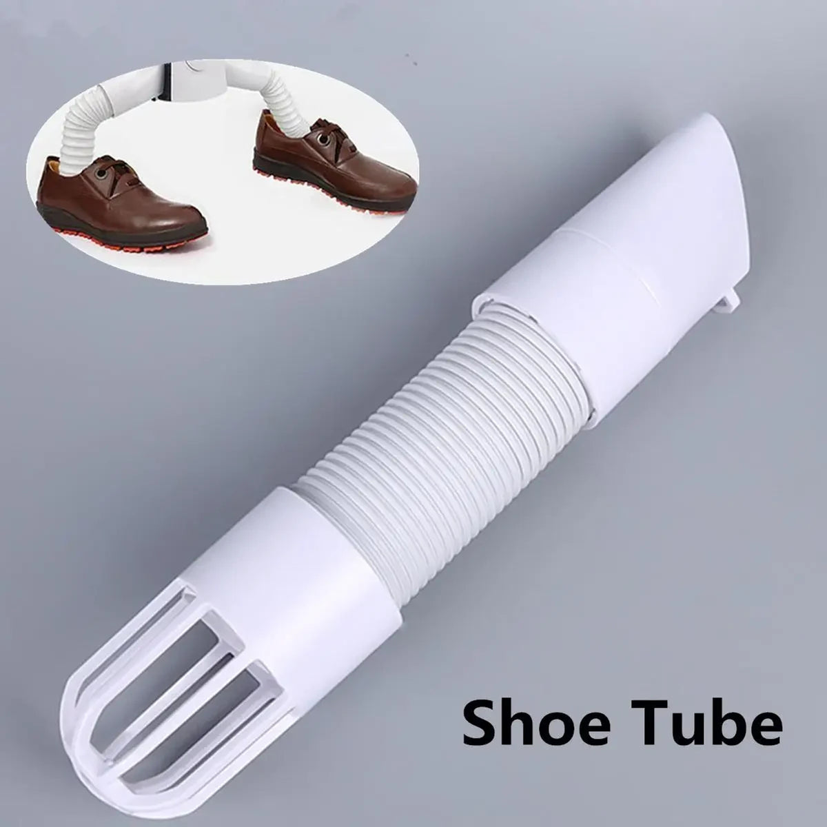 Portable Outdoor Travel Mini Folding Electric Clothes Drying Hanger With Shoe Tube - Image 4