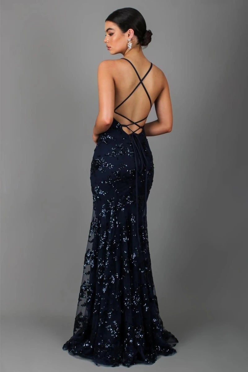 Prom Dress Sequin Long Sequin Dress Evening Gown Formal Gown - Image 2