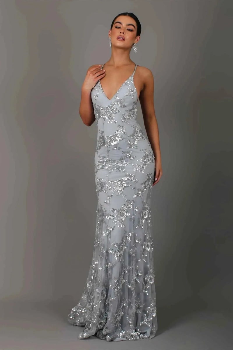 Prom Dress Sequin Long Sequin Dress Evening Gown Formal Gown - Image 3