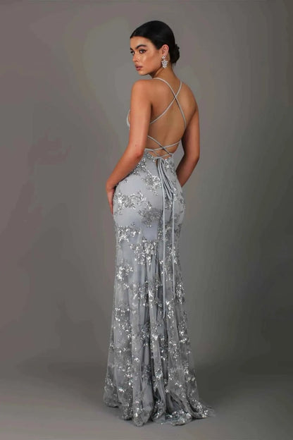 Prom Dress Sequin Long Sequin Dress Evening Gown Formal Gown - Image 6