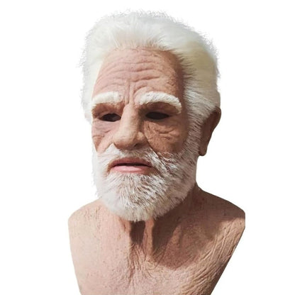 Realistic Latex Full Face Halloween Costume Mask - Image 1