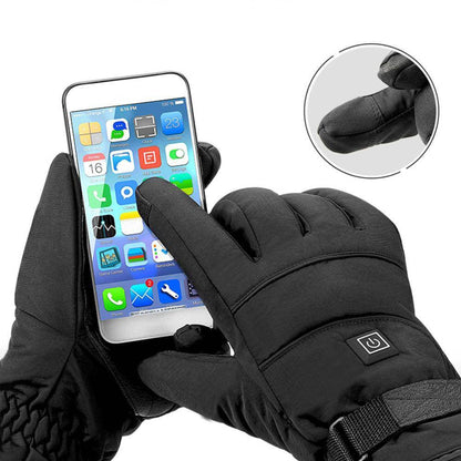 Rechargeable Heated Gloves Adjustable Winter Mittens Touch-Sensitive - Image 5