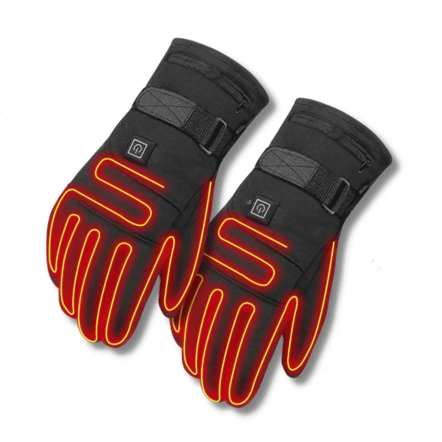 Rechargeable Heated Gloves Adjustable Winter Mittens Touch-Sensitive - Image 2