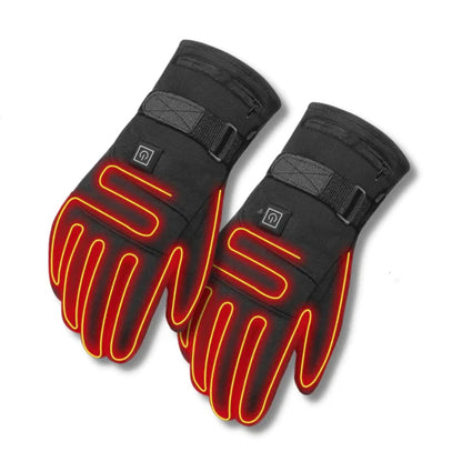 Rechargeable Heated Gloves Adjustable Winter Mittens Touch-Sensitive - Image 2