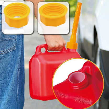 Replacement Gas Can Spout Pouring Flexible Yellow Plastic Kit - Image 9