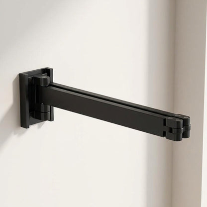 Retractable Drying Rack Folding Wall-Mount Hanger With Cloth Design Space That Disappears When You're Done - Image 3