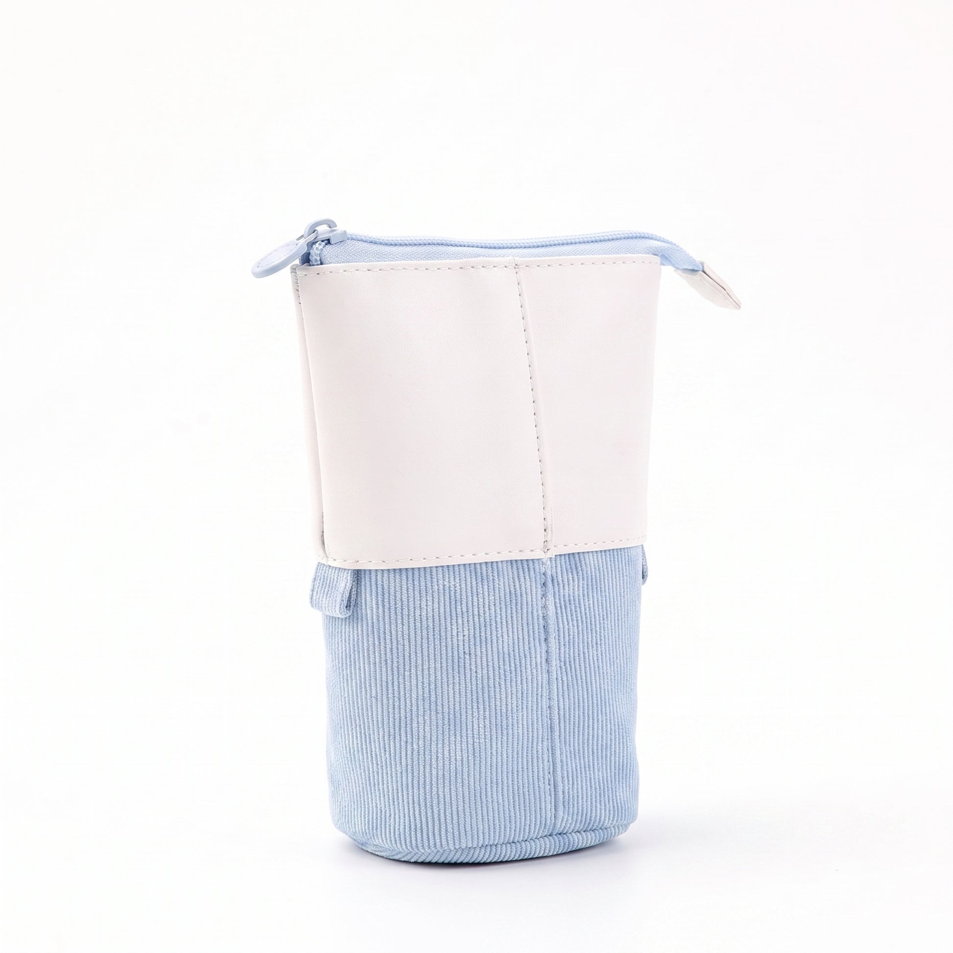 Pencil Case Standing Corduroy Pen Holder Retractable Pop - angle