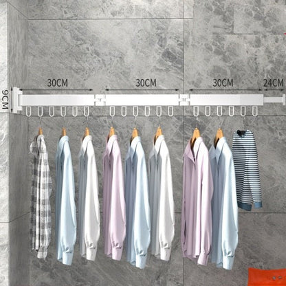 Retractable Wall Drying Rack With Foldable Design For Indoor And Outdoor Use - Image 13