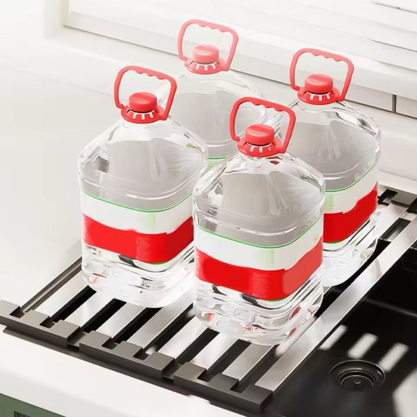Rollable Drying Rack Dish Drainer Stainless Steel Roll-Up Mat Over Sink Countertop - Image 8