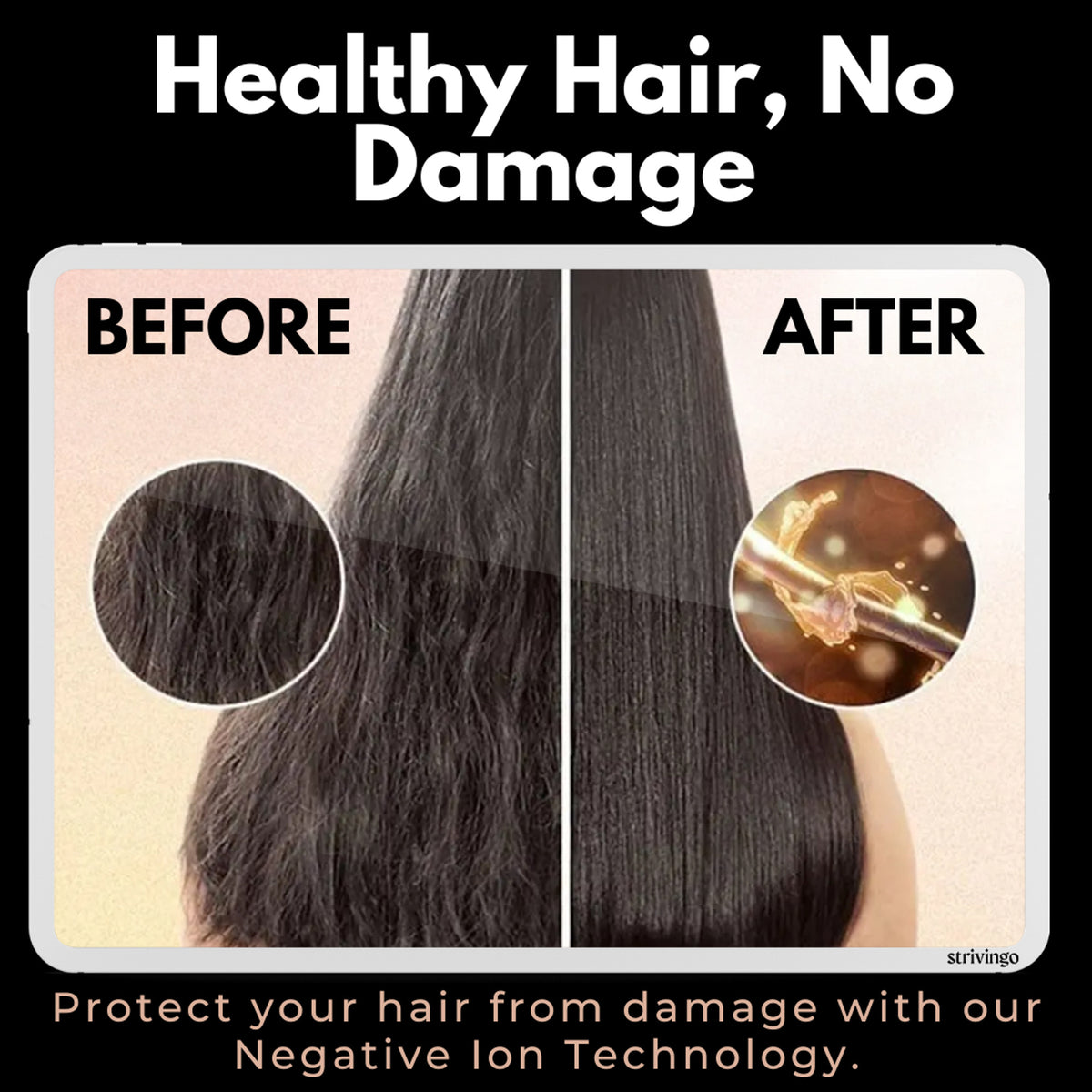 Rotating Brush Hair Dryer 2-In-1 Volumizing Brush System With 360° Rotation And Adjustable Directions For Dry & Style In One Step - Image 4