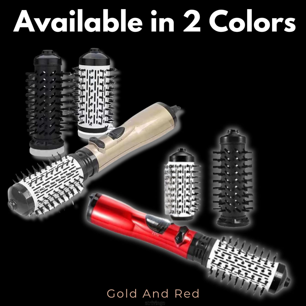 Rotating Brush Hair Dryer 2-In-1 Volumizing Brush System With 360° Rotation And Adjustable Directions For Dry & Style In One Step - Image 7