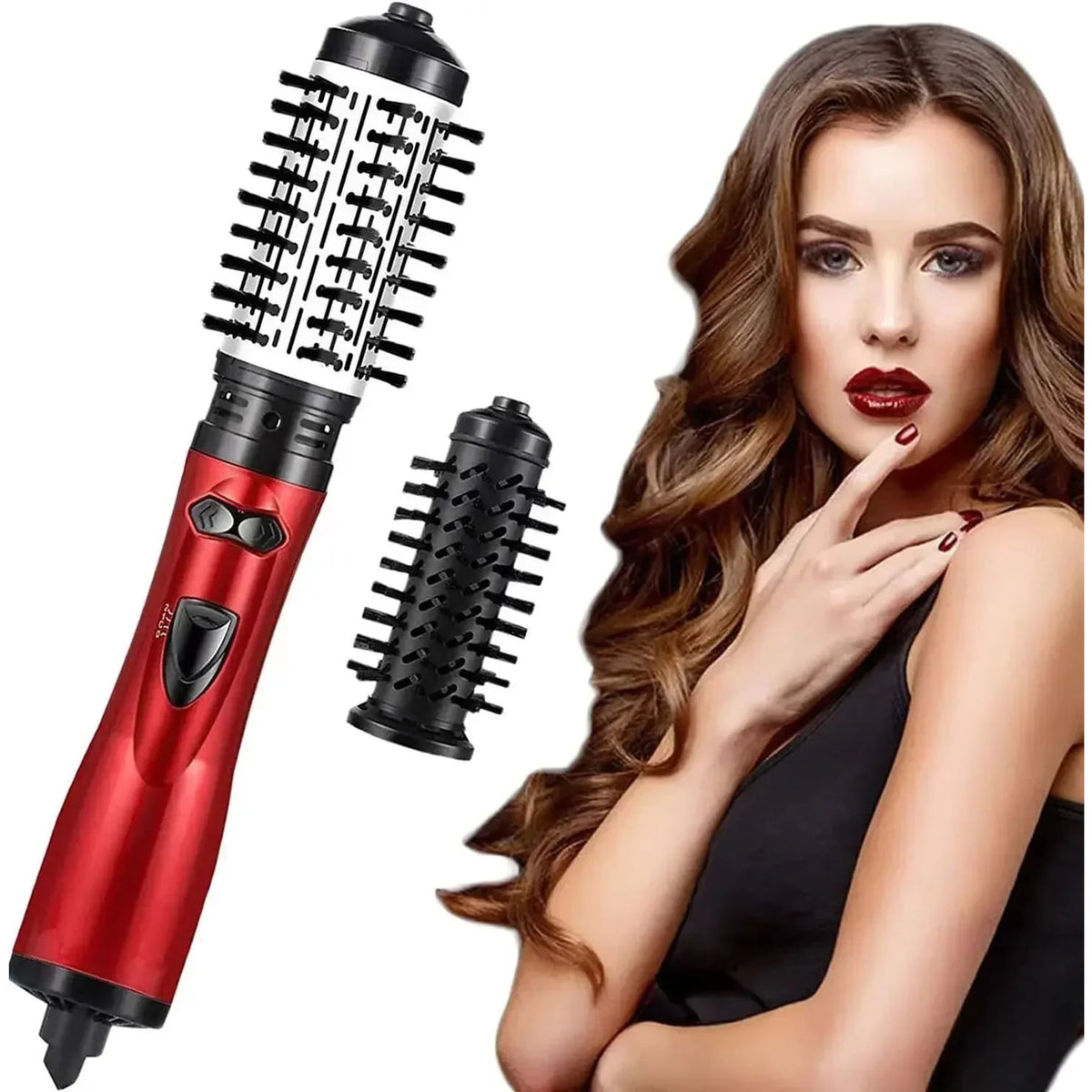 Rotating Brush Hair Dryer 2-In-1 Volumizing Brush System With 360° Rotation And Adjustable Directions For Dry & Style In One Step - Image 10
