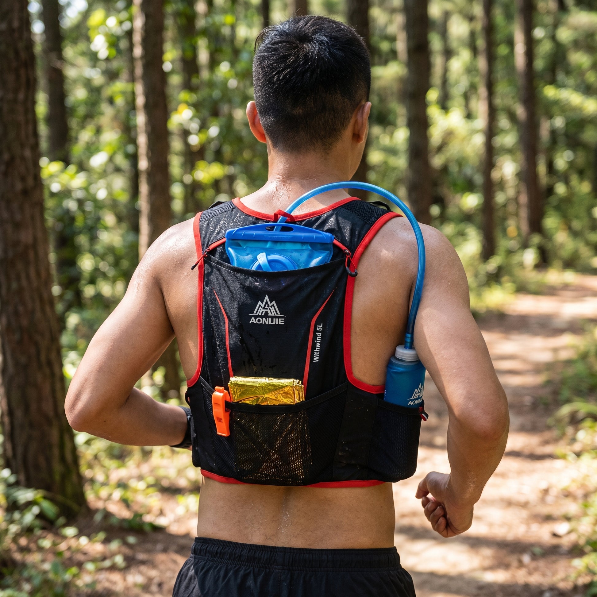 Trail Running Hydration Vest Pack Lightweight - scale