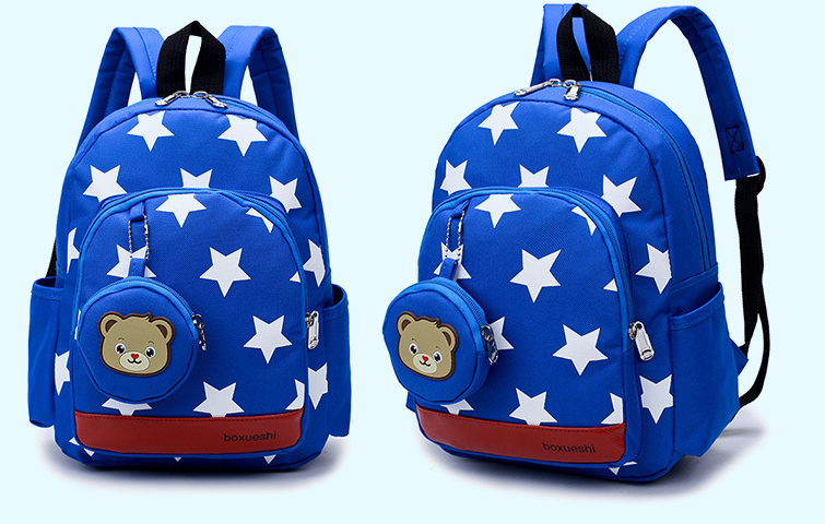 School Bag Kids Backpack Childrens Preschool Star Bear Pouch - Image 5