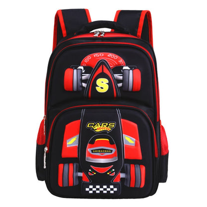 School Bag Primary 3D Racing Car Backpack 3d - Image 2