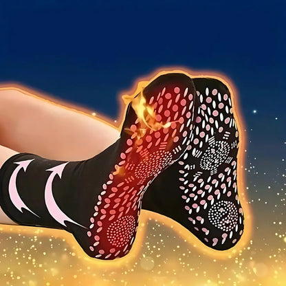 Self Heating Socks With Non-slip Grip Soles And Thermal Insulation For Warm Indoor Comfort - Image 1