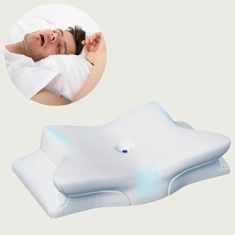 Side Sleeper Pillow Memory Foam Pillow Pillow for Neck Pain Snoring - Image 1