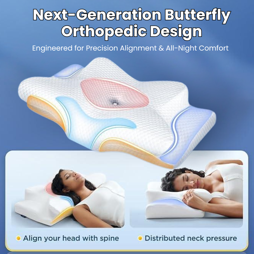 Side Sleeper Pillow Memory Foam Pillow Pillow for Neck Pain Snoring - Image 11
