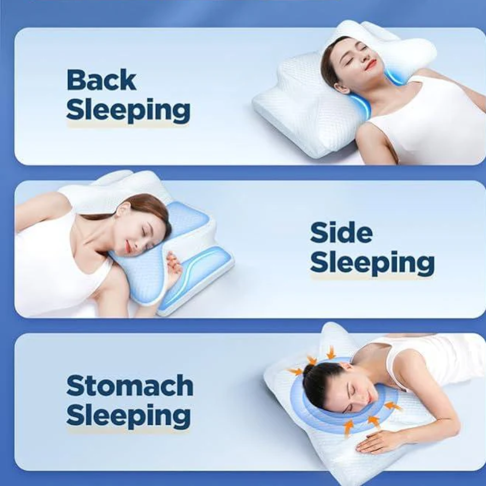 Side Sleeper Pillow Memory Foam Pillow Pillow for Neck Pain Snoring - Image 14
