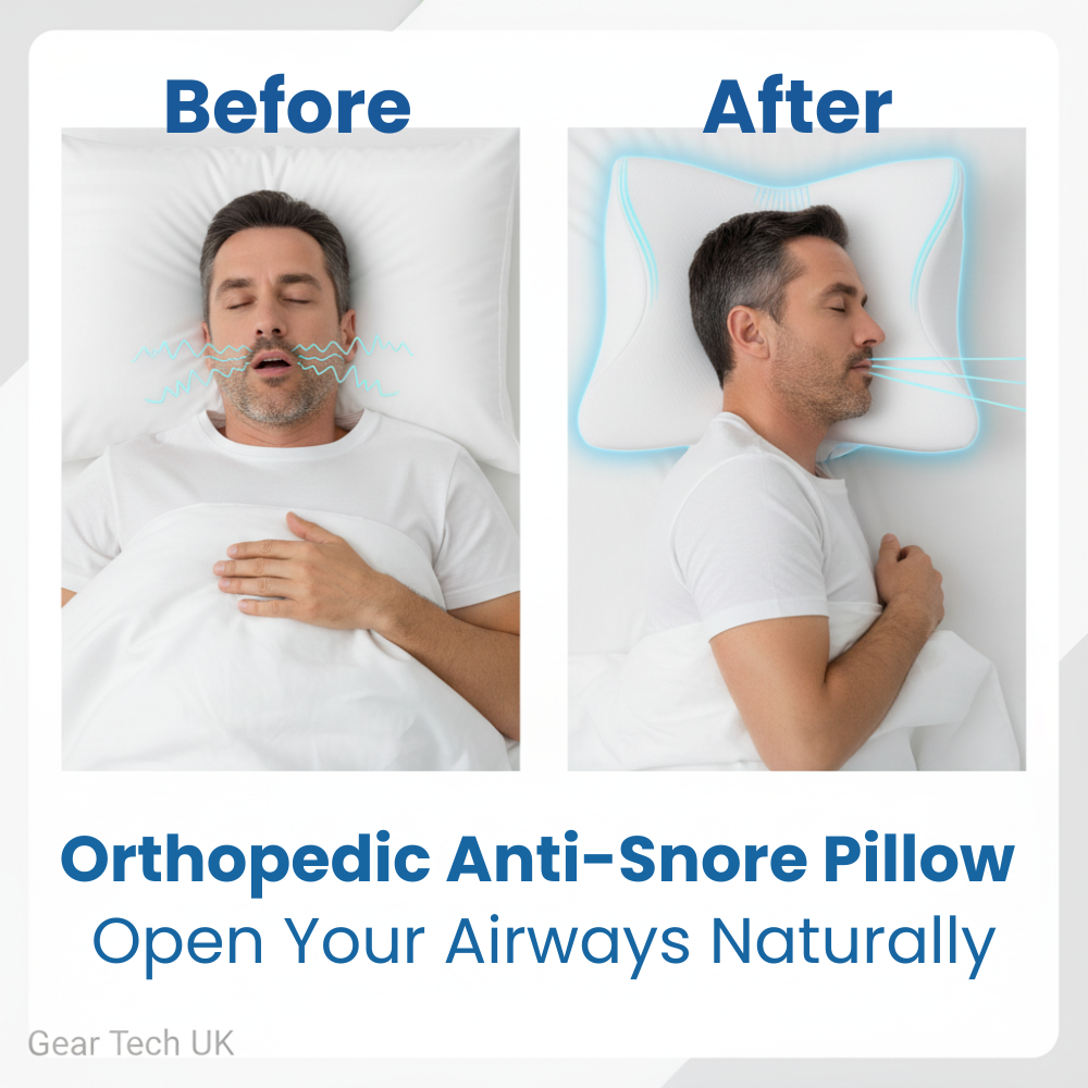 Side Sleeper Pillow Memory Foam Pillow Pillow for Neck Pain Snoring - Image 2