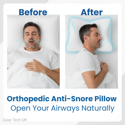 Side Sleeper Pillow Memory Foam Pillow Pillow for Neck Pain Snoring - Image 2