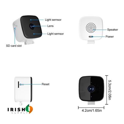 Smart Ai Window Security Camera With No Monthly Fees Record Directly To Sd Card Live Alerts And Motion Detection Crisp 2k Detail - Image 3