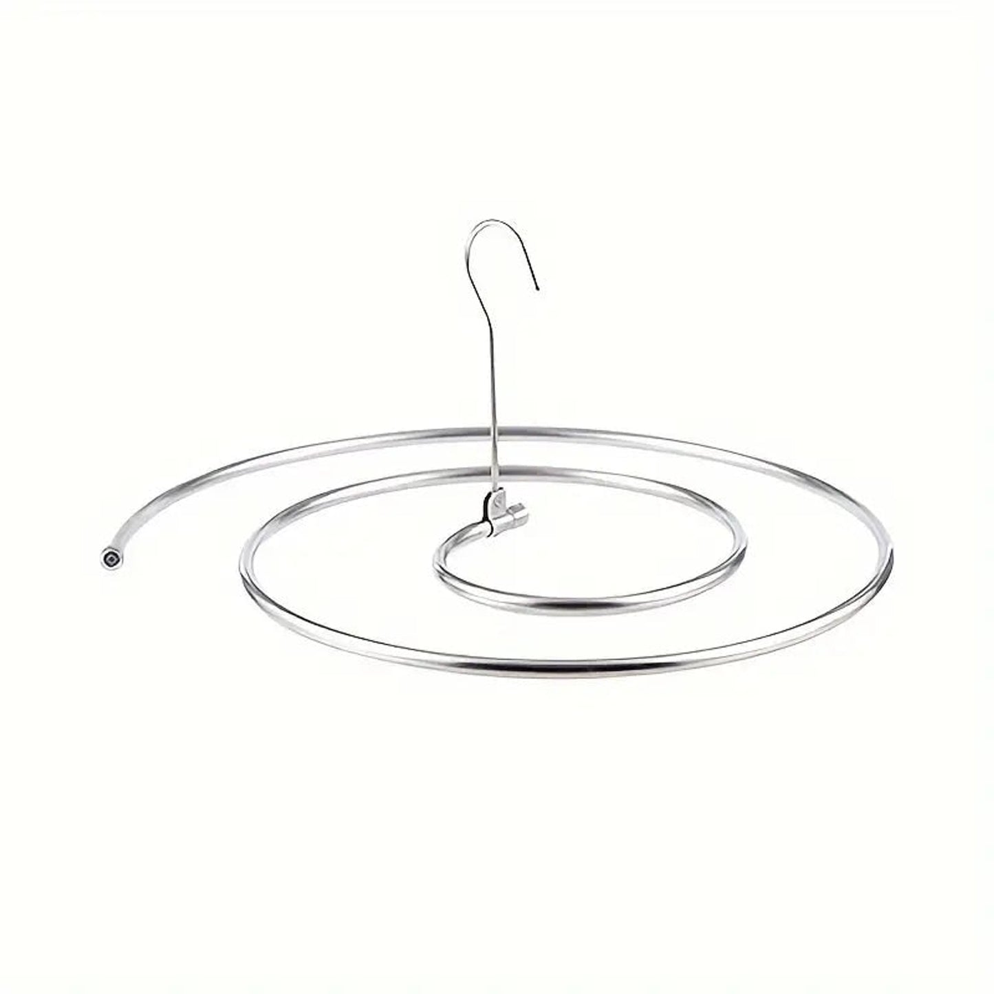Spiral Drying Rack Metal Laundry Clothes Hanger For Blankets Sheets Large Items - Image 5