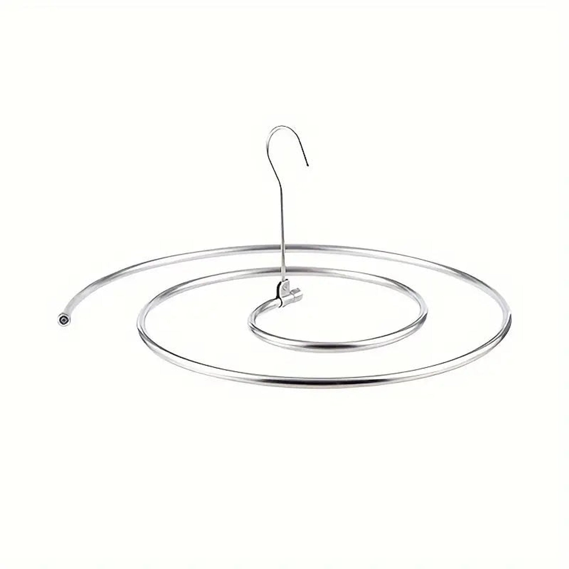 Spiral Drying Rack Metal Laundry Clothes Hanger For Blankets Sheets Large Items - Image 5